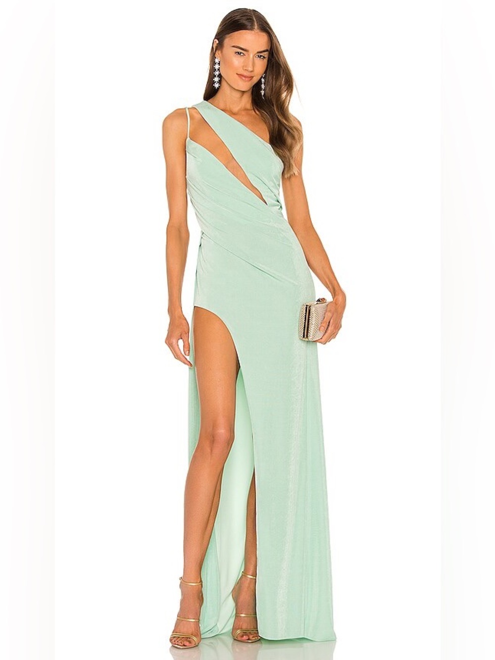 NWT Katie May REVOLVE A Cut Above Gown in Seagreen medium